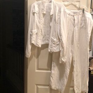 CAbi Linen jacket & pants